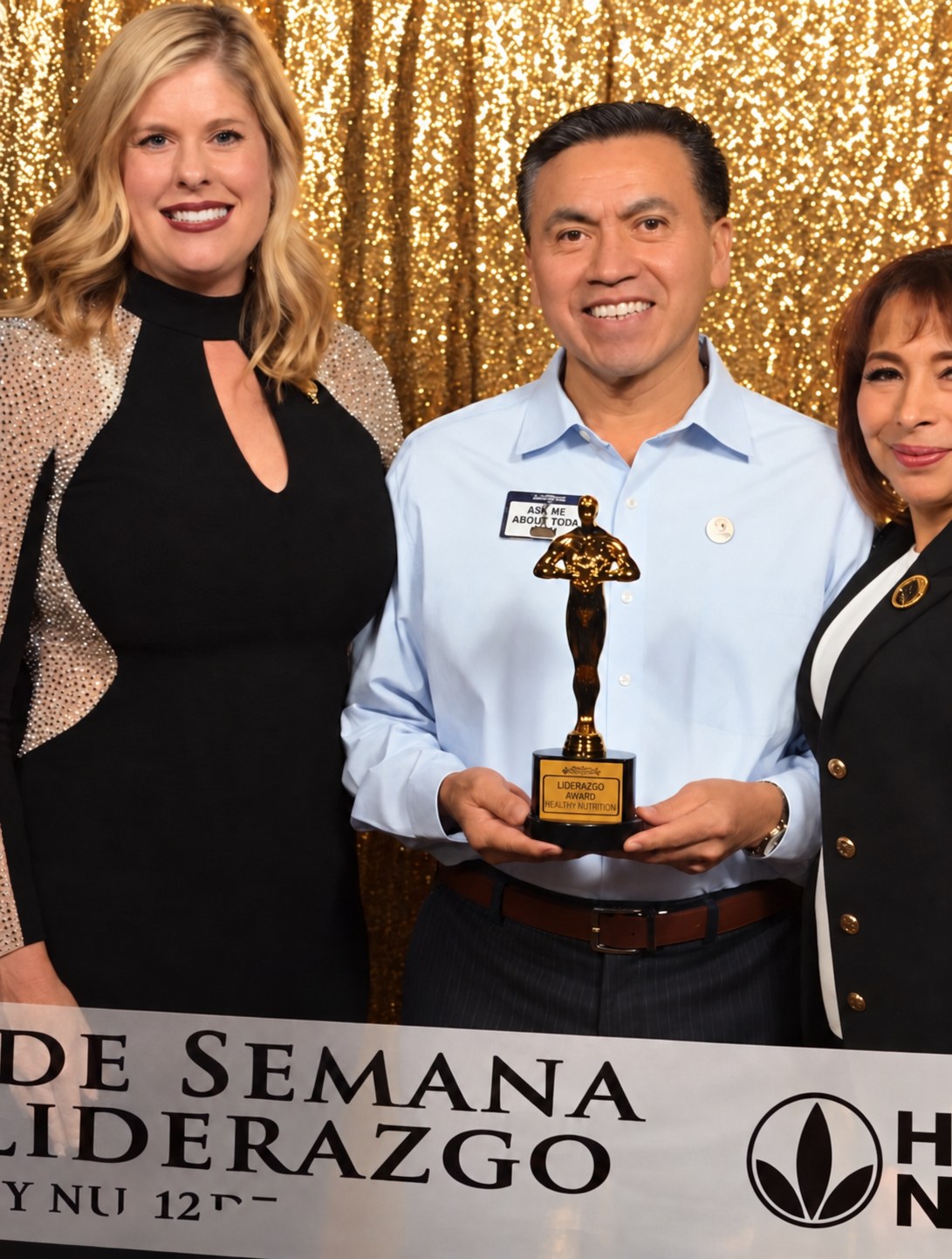 Carmelo en una ceremonia de premios