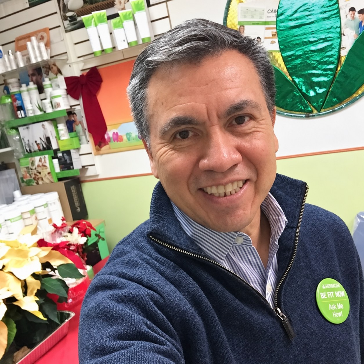 Carmelo en el club de nutrición